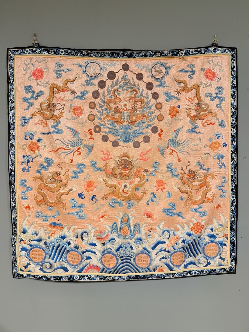 Qing Embroidered Dragon Textile (1 of 17)