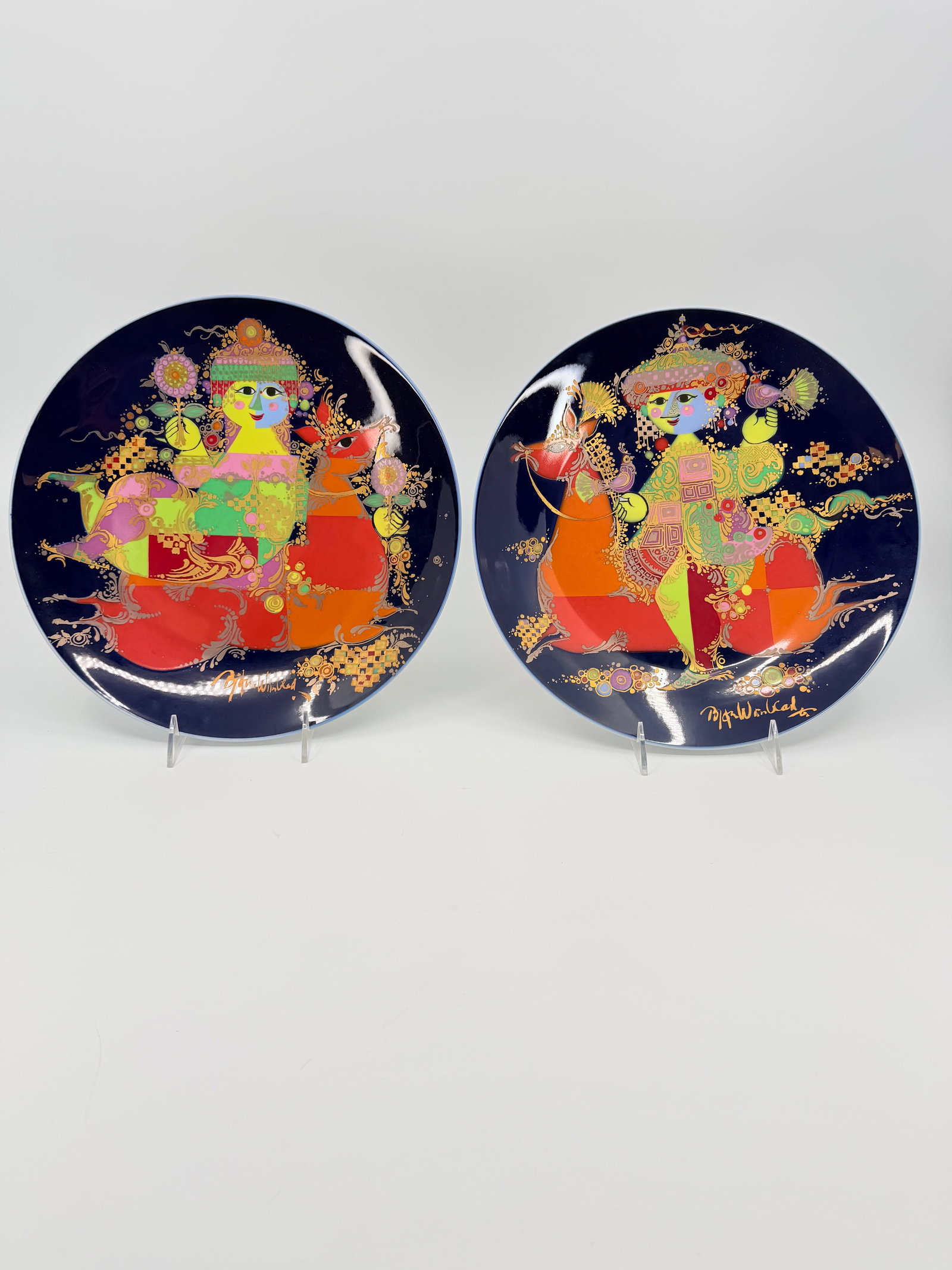 Bjorn Winblad Pair of Vintage Plates for Rosenthal MCM (1 of 10)