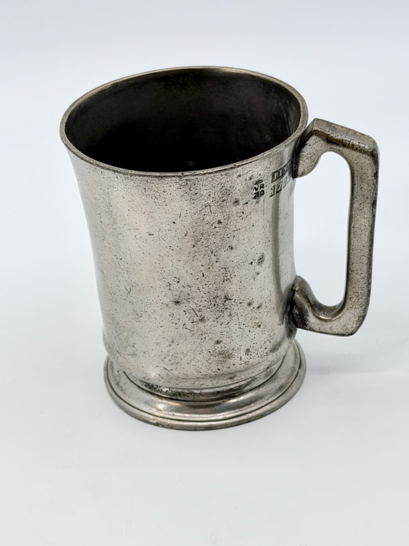 James Eales Stamped 19th C. English Victorian Pint Pewter Stein (1 of 7)