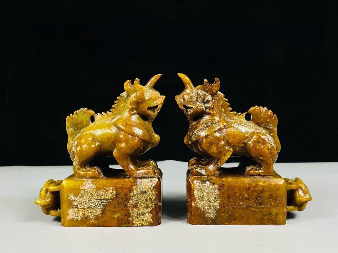 Ancient Hetian jade seal of Liu Xu, King of Guangling of the Western Han Dynasty (1 of 9)