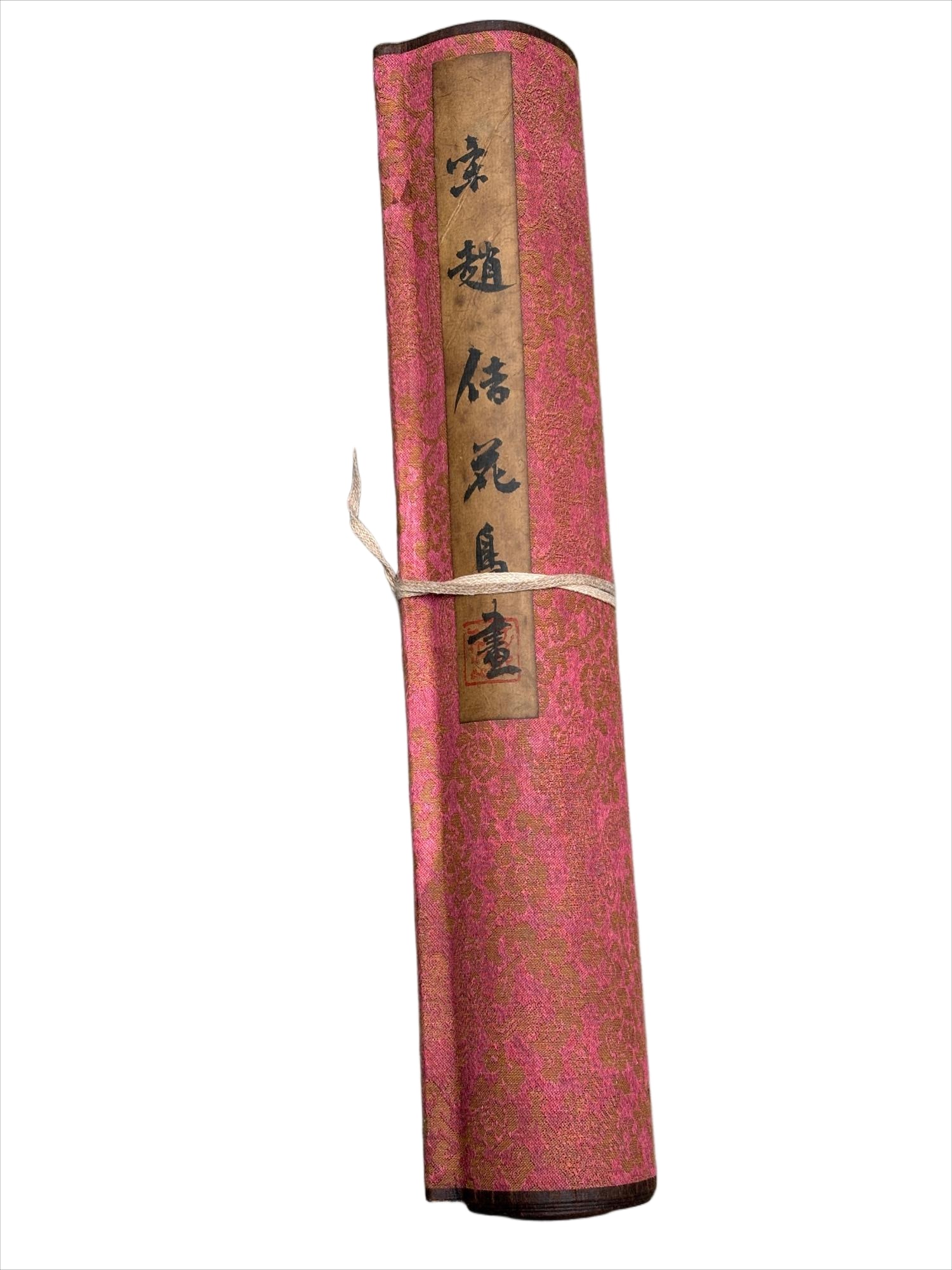 (Emperor Huizong of Song's Flower and Bird Paintings) Hand-painted Miniature Scroll (1 of 9)