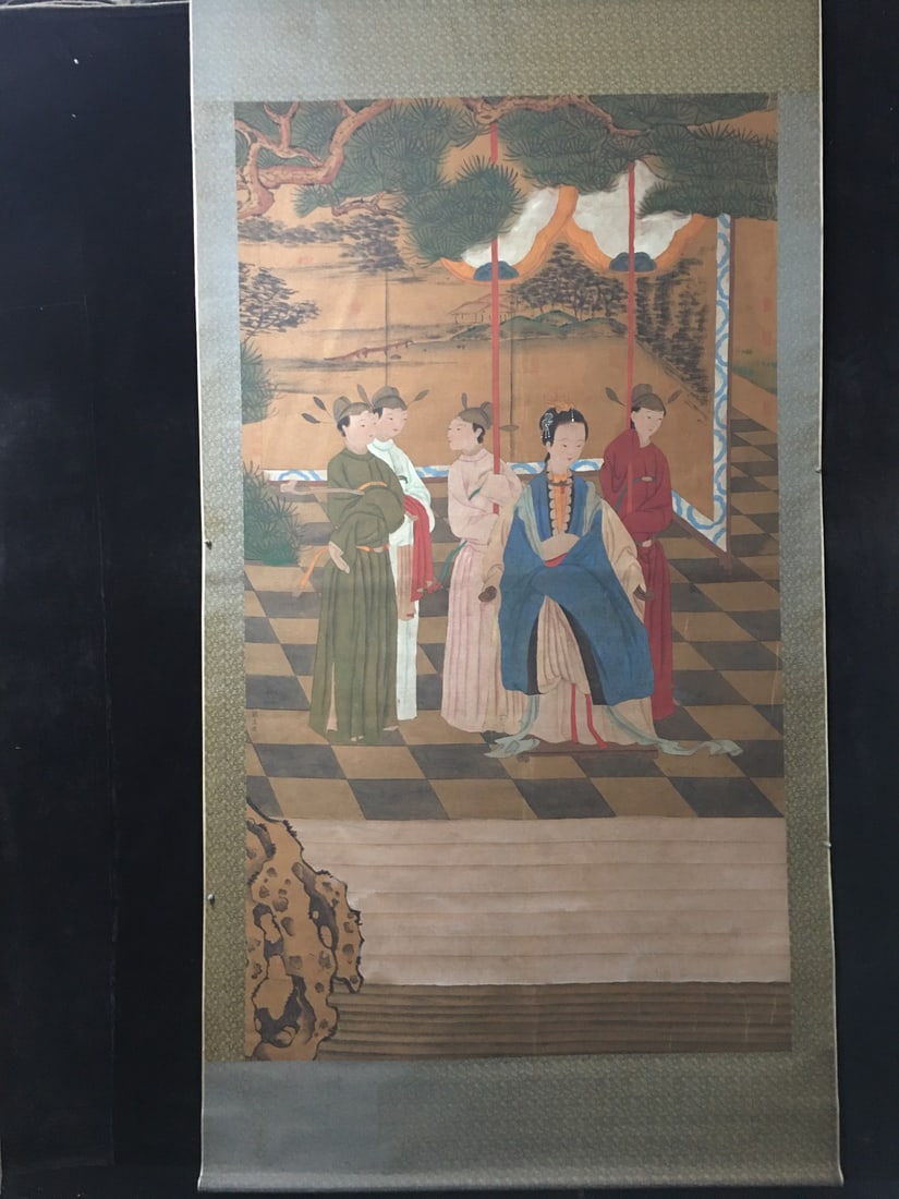 Zhao Mengfu's painting of Deng Taishi from the Eastern Han Dynasty (1 of 9)