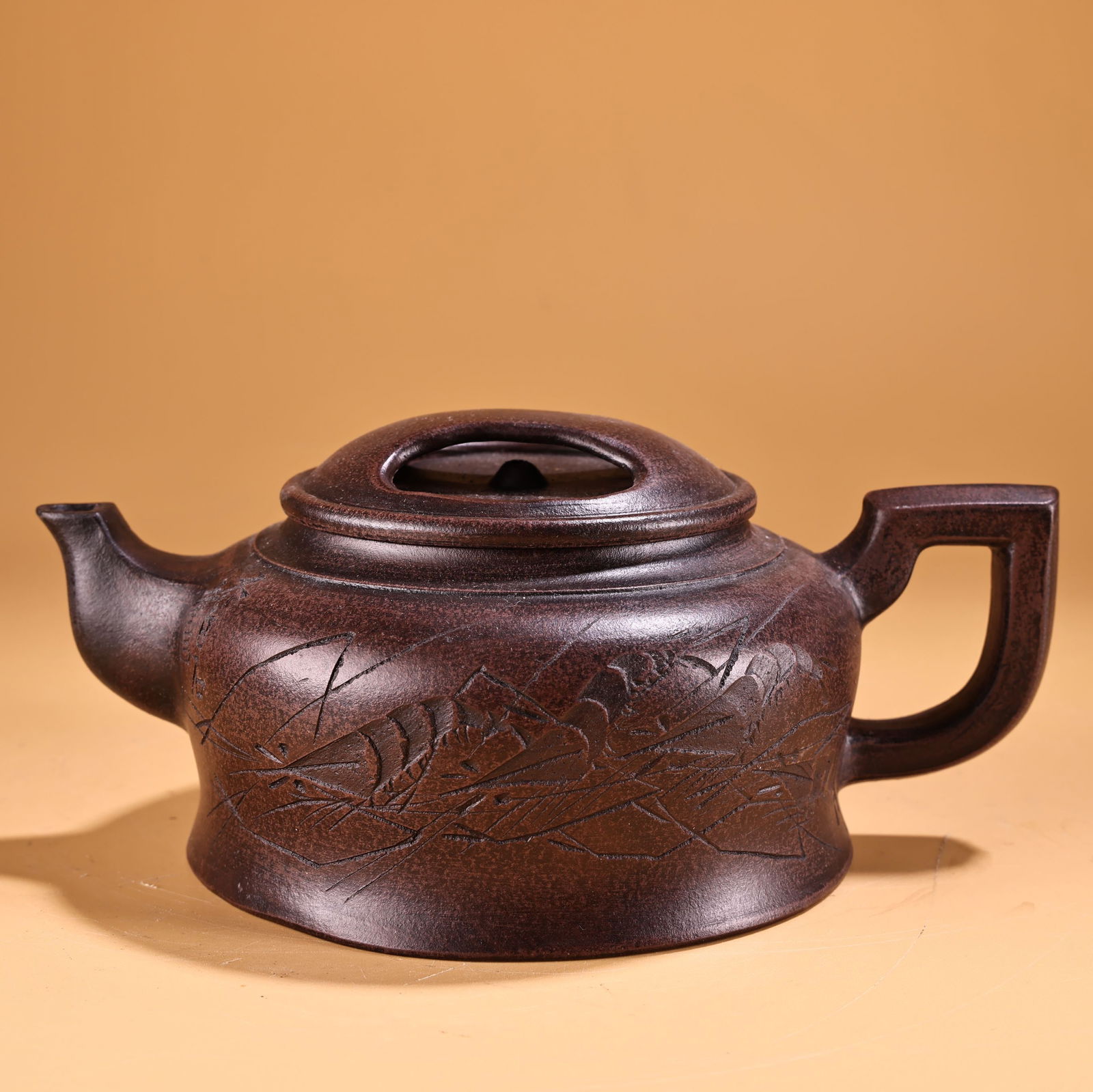 A fine antique handmade Zisha teapot from a rare collection. (1 of 9)