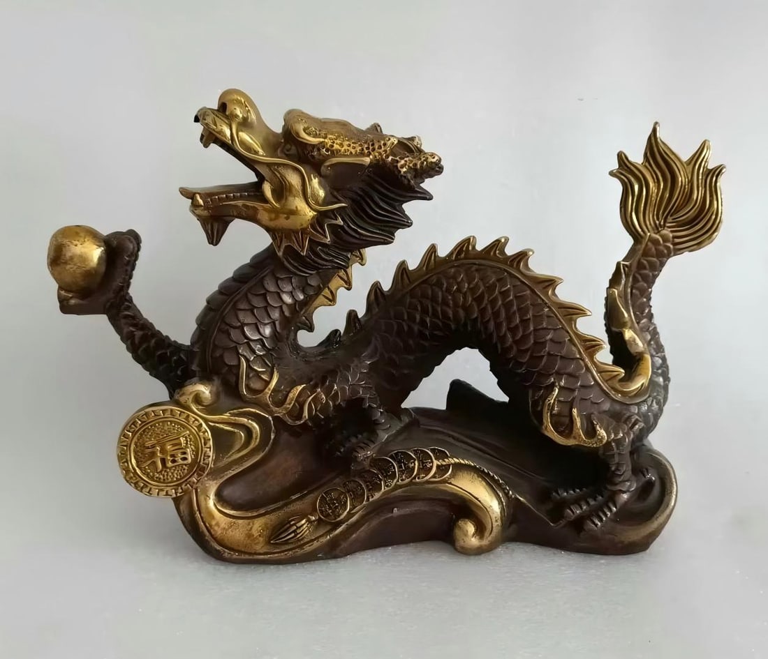 Qing Dynasty bronze pen rest (1 of 9)