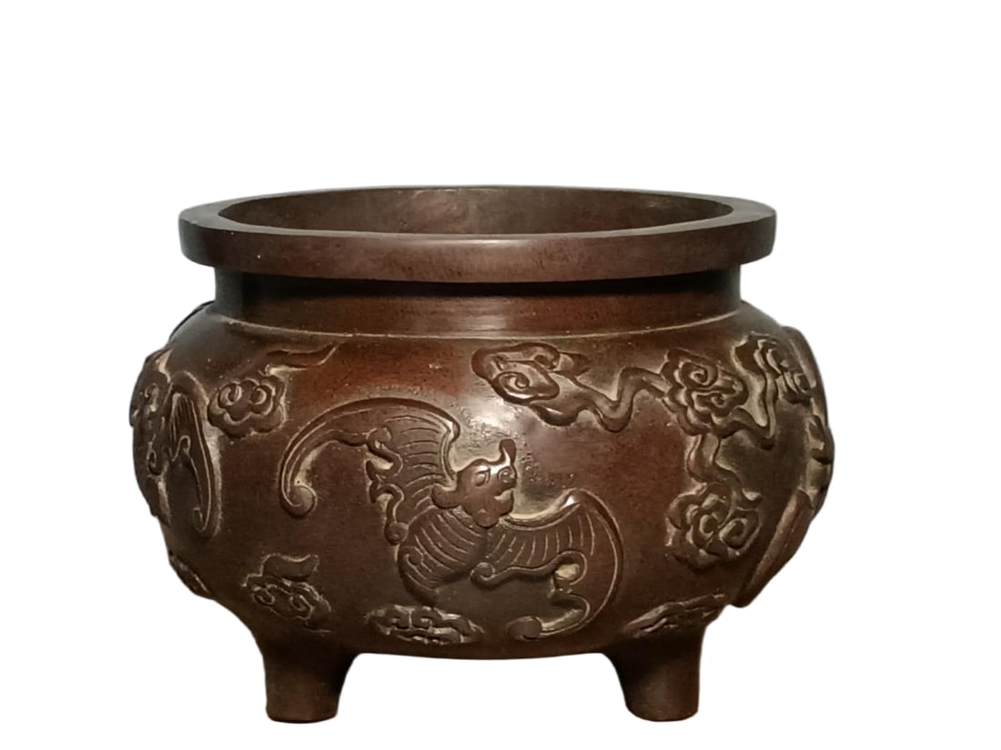 Purple copper incense burner (1 of 9)