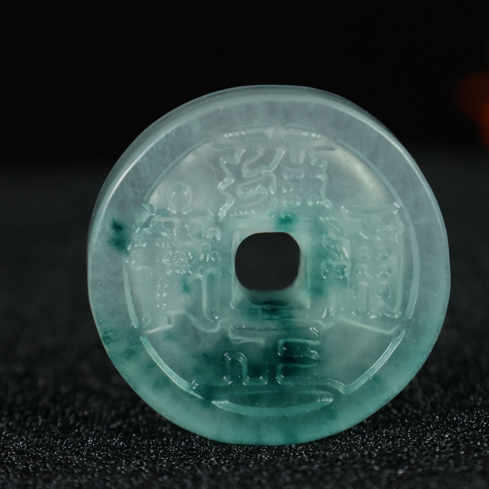 Perfectly crafted high-quality ice-crystal carving of [Five Emperor Coins] (1 of 9)