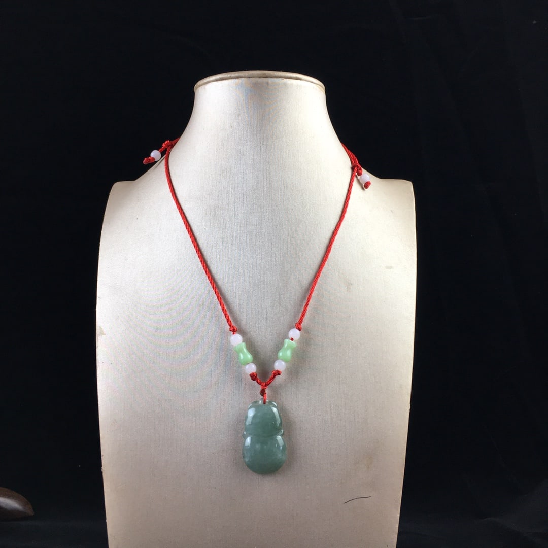 One natural icy jadeite pendant (1 of 8)