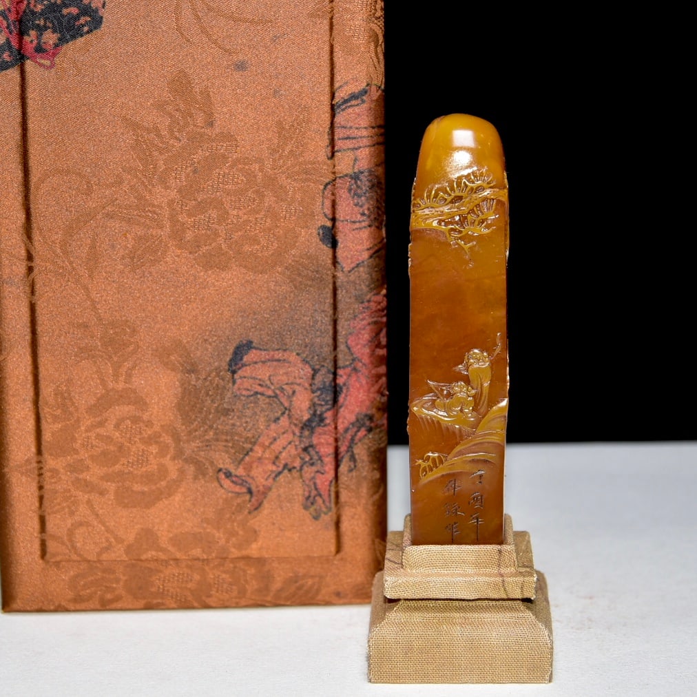 Rare Shoushan stone and Tianhuang stone seals from my old collection (1 of 9)