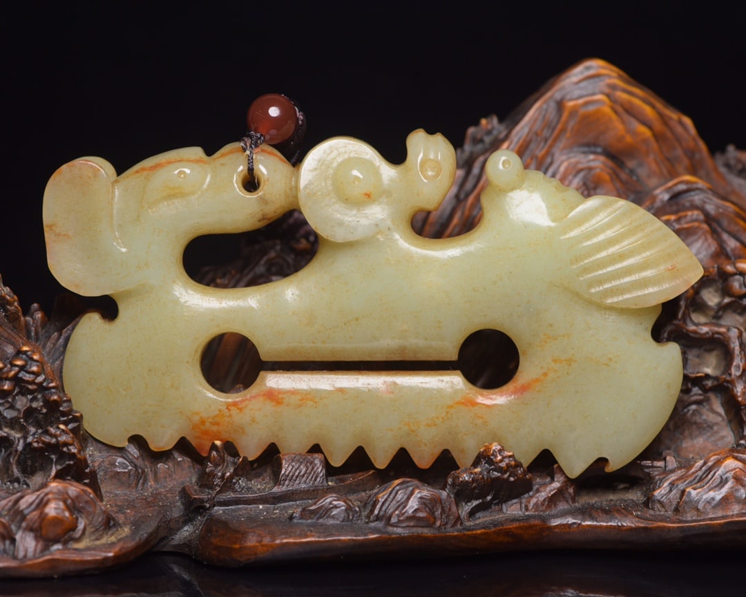 Hotan Jade Pig Dragon (1 of 9)