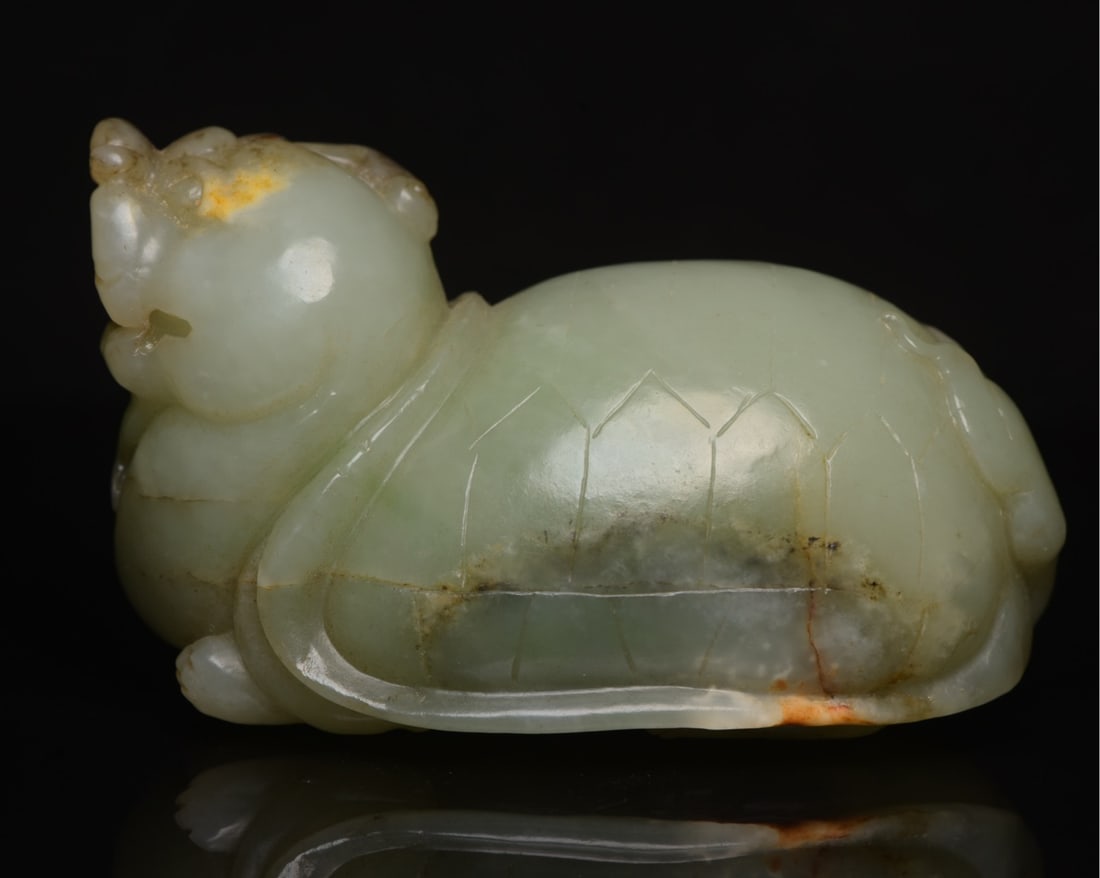 Hetian Jade Dragon Turtle (1 of 9)