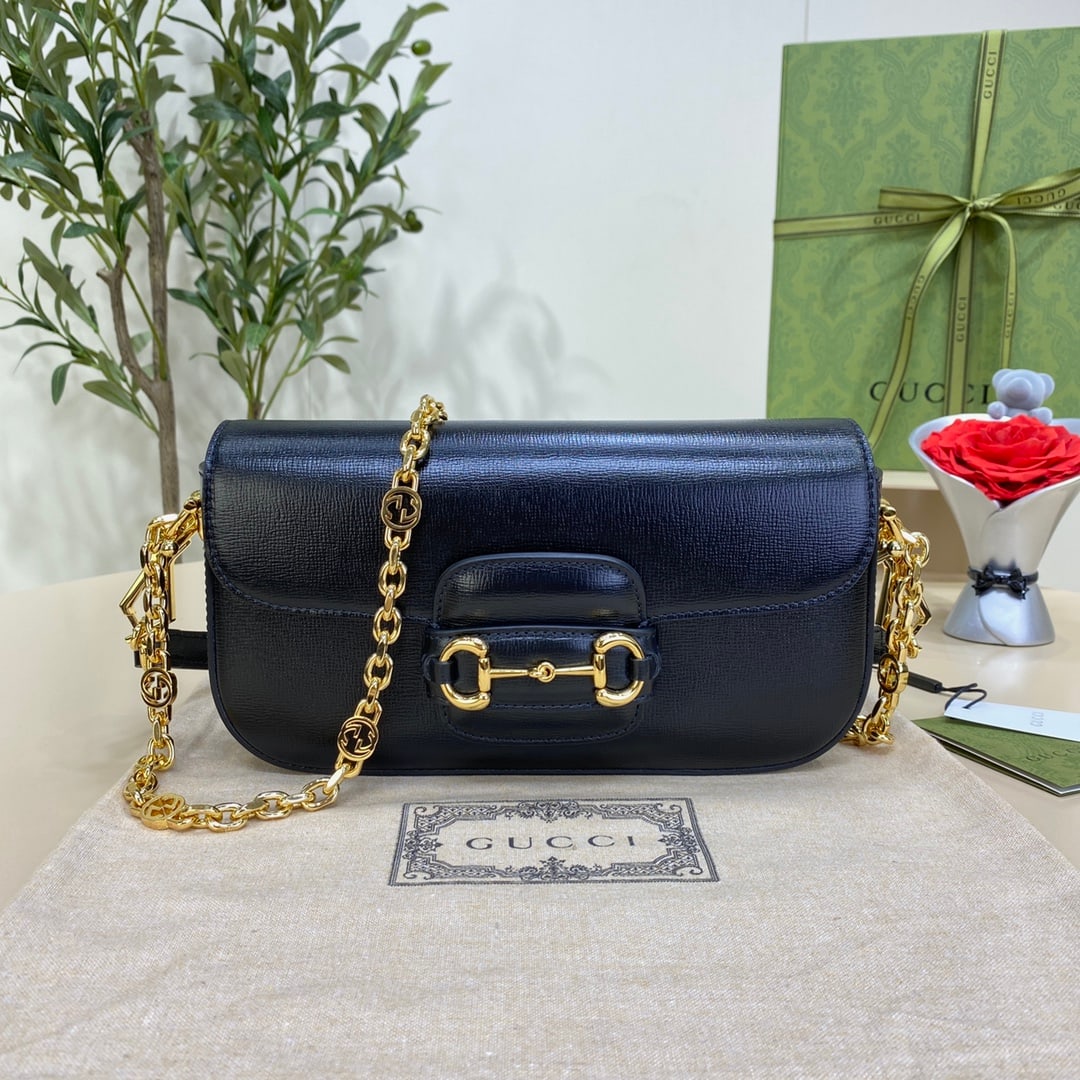 GUCCI Horsebit 1955: GUCCI Horsebit 19x13x5cm Thank you for viewing our auction and we look forward to serving you as a valued Gold Standard Auctions customer! Each item has been carefully selected to bring quality,