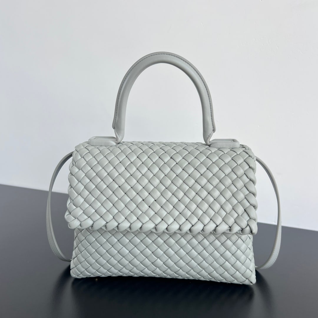 Bottega Veneta Fall/Winter Patti Top Handle Woven Flap Handbag (1 of 8)