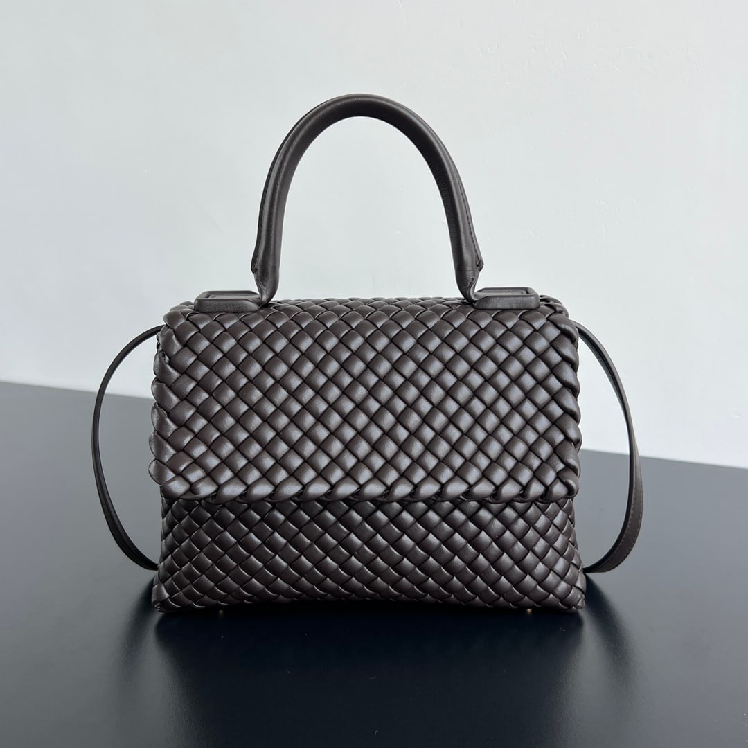 Bottega Veneta Fall/Winter Patti Top Handle Woven Flap Handbag (1 of 8)