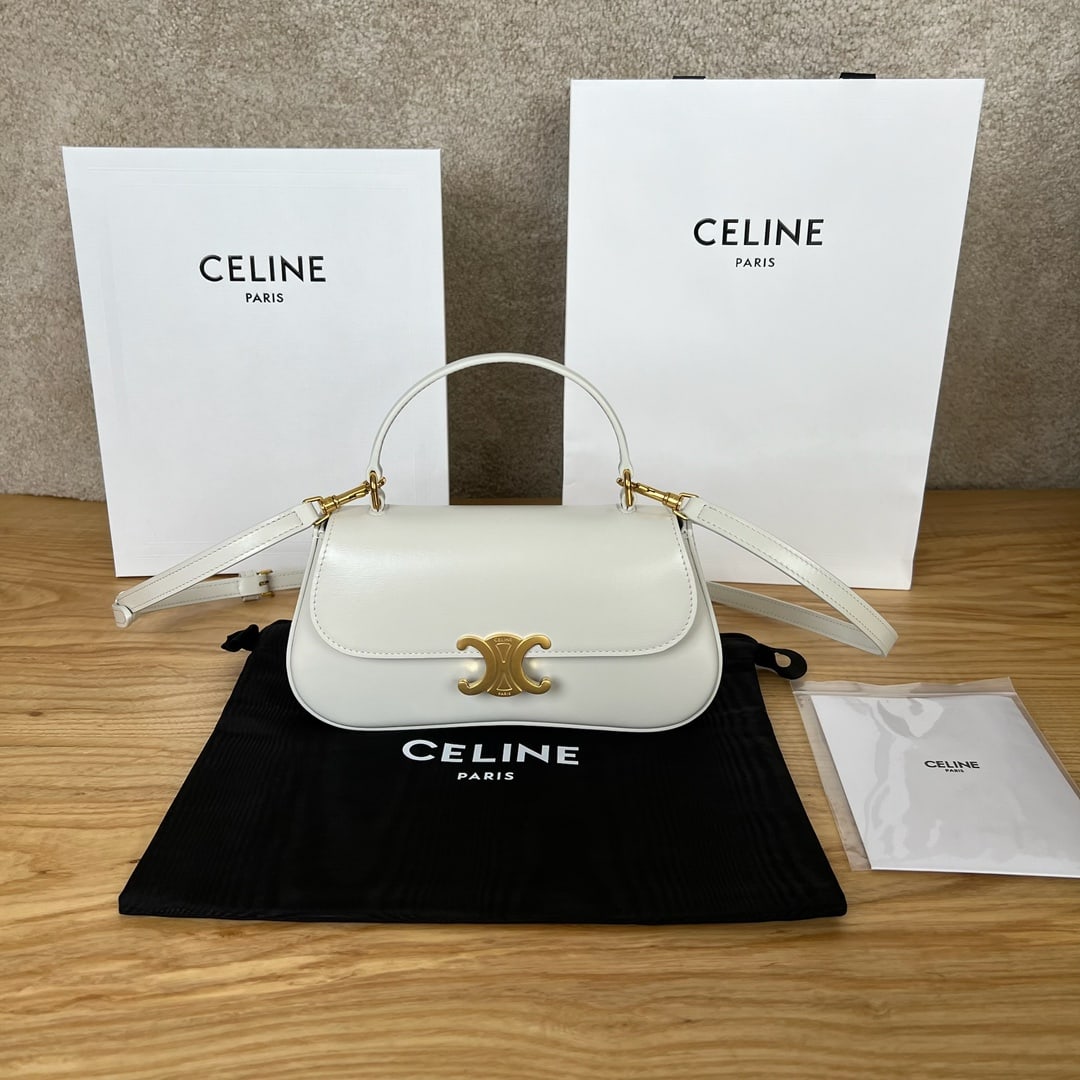Celine LOLA: The LOLA mini baguette handbag is simple yet elegant. Continuing the slender baguette silhouette of the Triomphe shoulder bag, its highlight is the romantic curved bottom, adding a touch of
