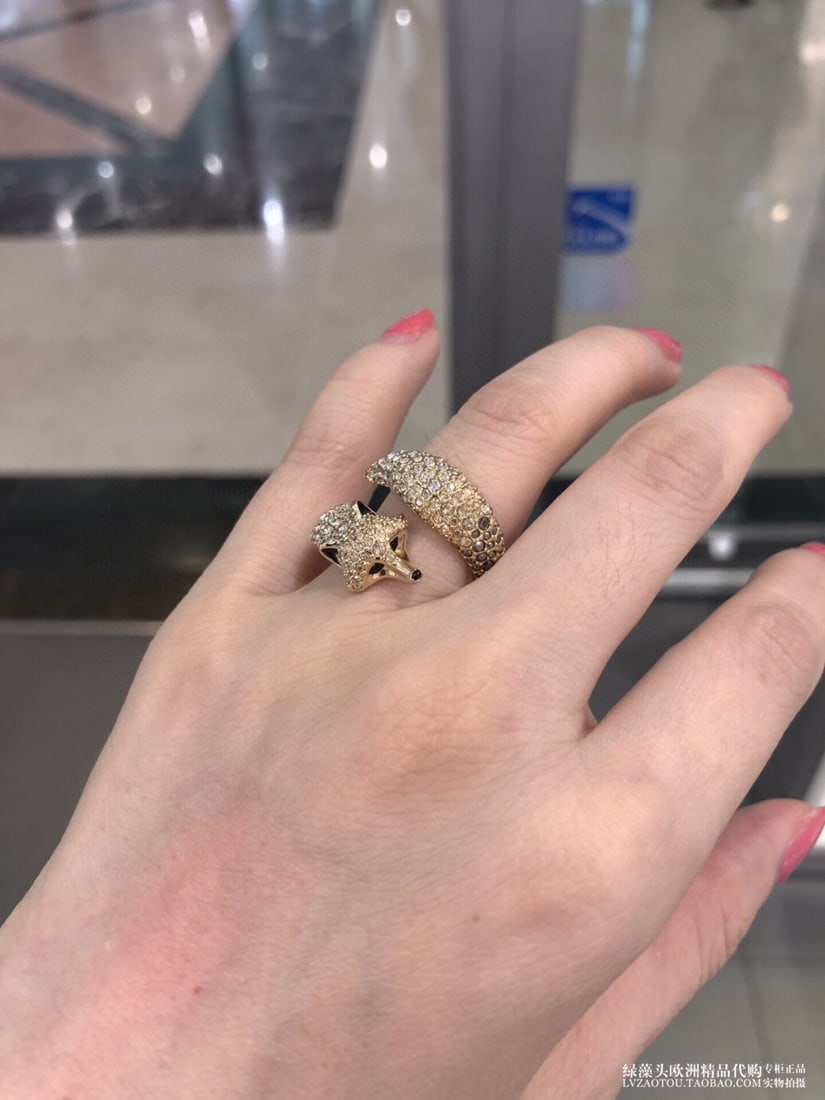 Swarovski fox ring - 2