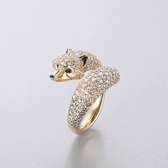 Swarovski fox ring - 4