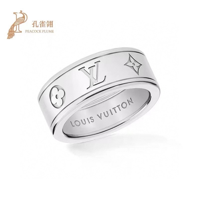 Louis Vuitton ring: Louis Vuitton LV rings feature unique, retro-chic designs. Thank you for viewing our auction and we look forward to serving you as a valued Gold Standard Auctions customer! Each item has been