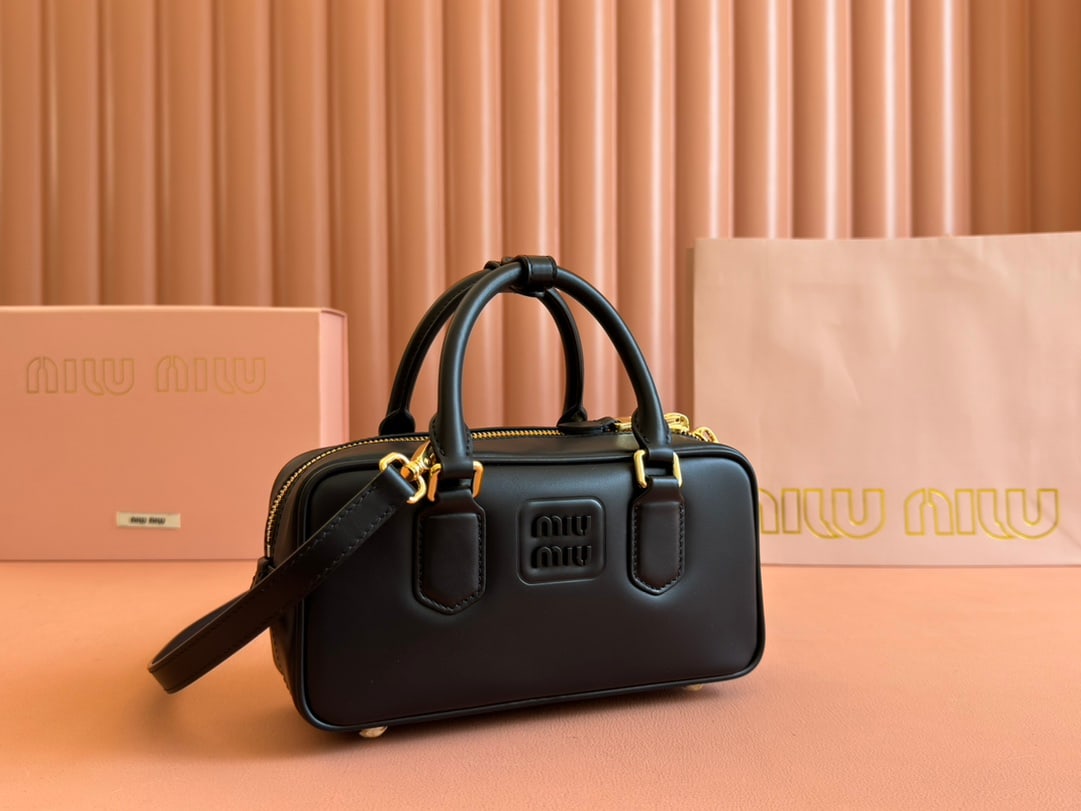 MIUMIU: MIUMIU 22 X 10.5 X 7.5CM Thank you for viewing our auction and we look forward to serving you as a valued Gold Standard Auctions customer! Each item has been carefully selected to bring quality, chara