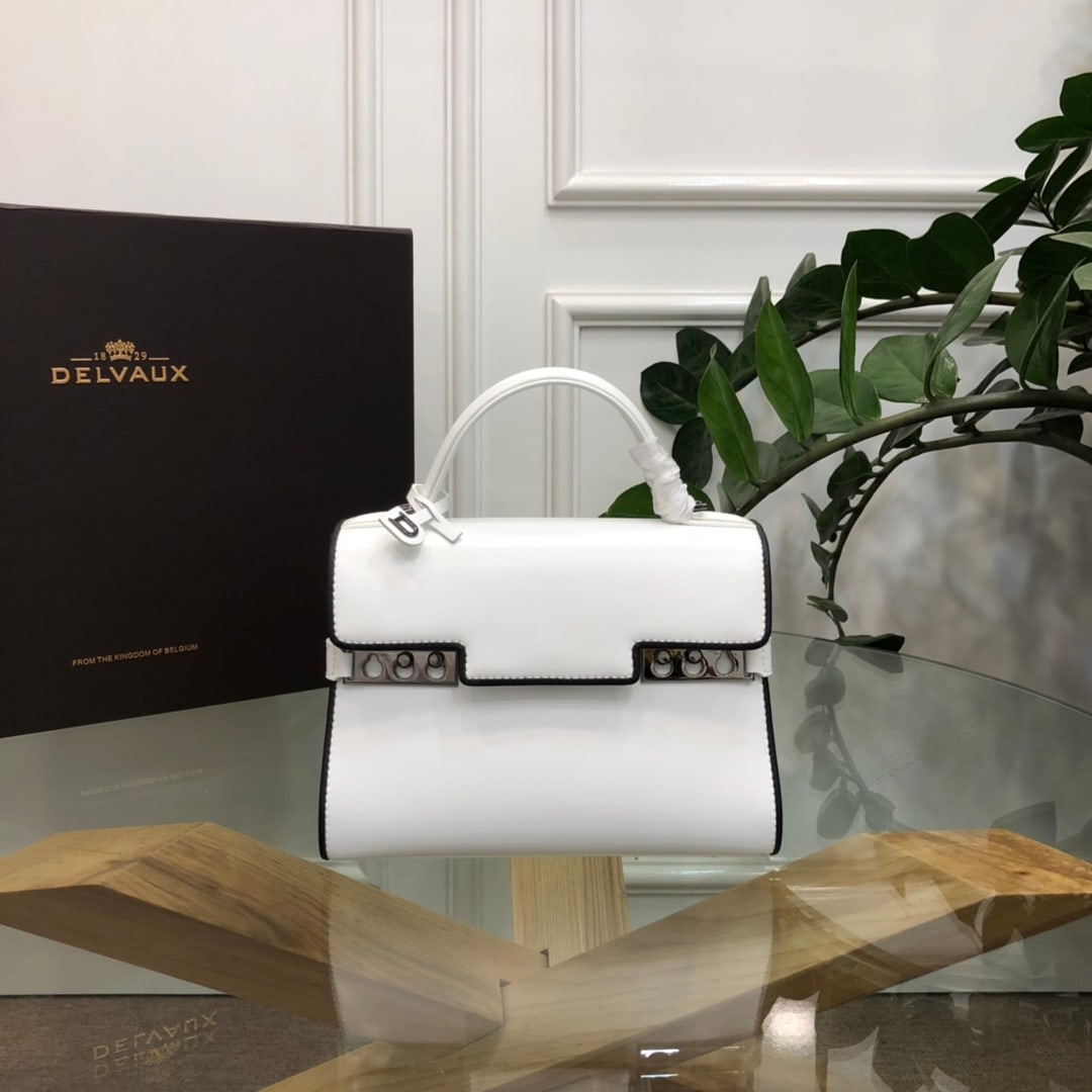 Delvaux tempete: Delvaux's latest masterpiece, the Delvaux tempete, features the iconic metal embellishment on the front of the bag. Its classic design exudes timeless elegance. The craftsmanship is intricate yet the 