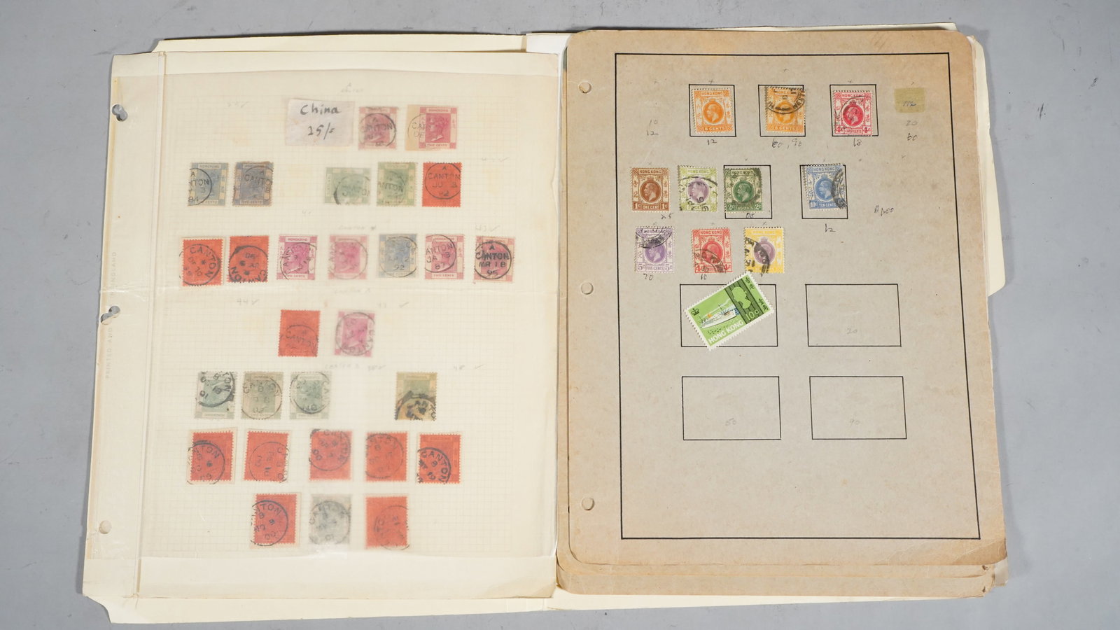 Old Hong Kong Stamps Collected (1 of 8)