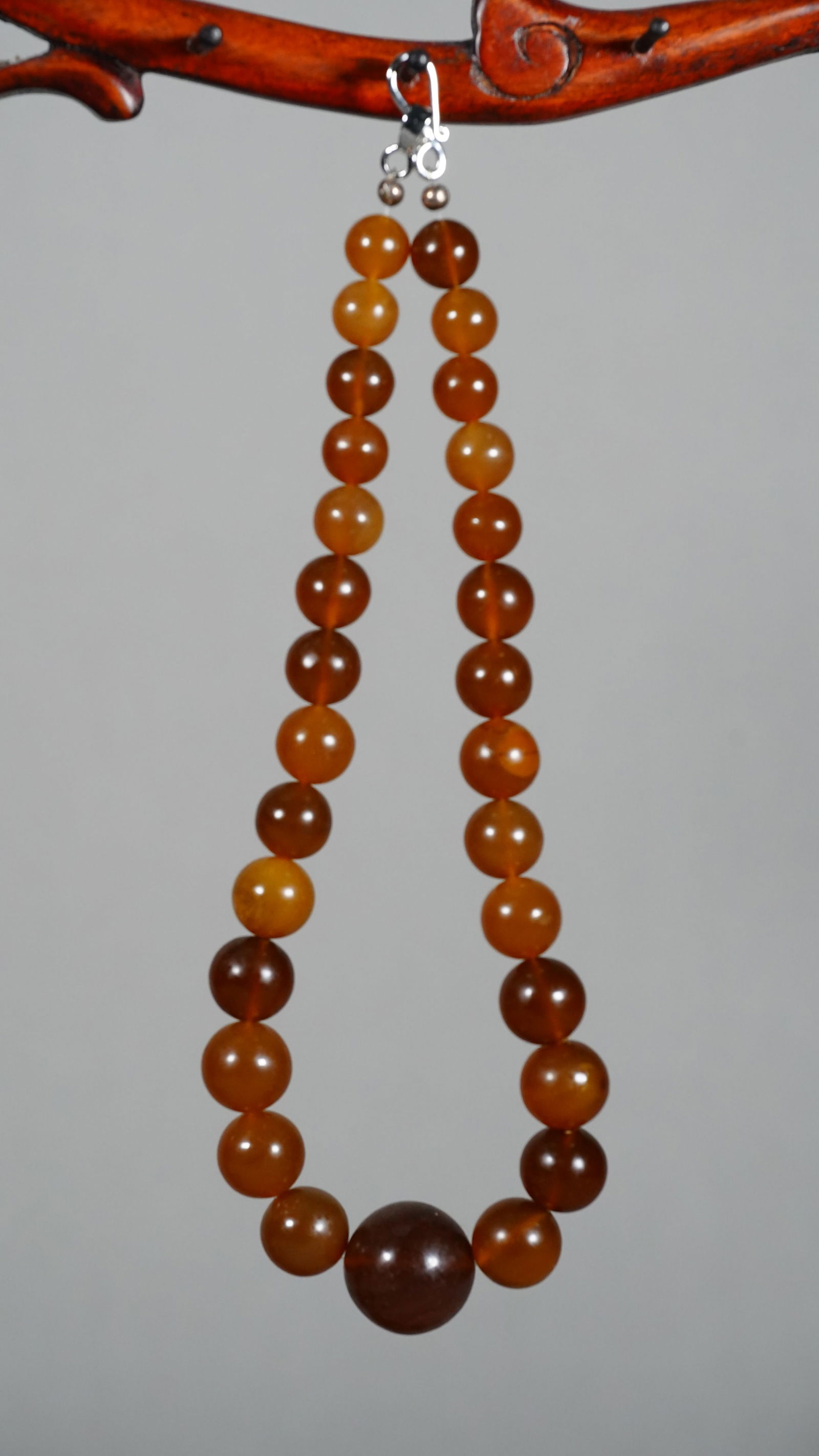 Variety Strand of Vintage Dominican Blue Amber Beads Necklace (1 of 6)