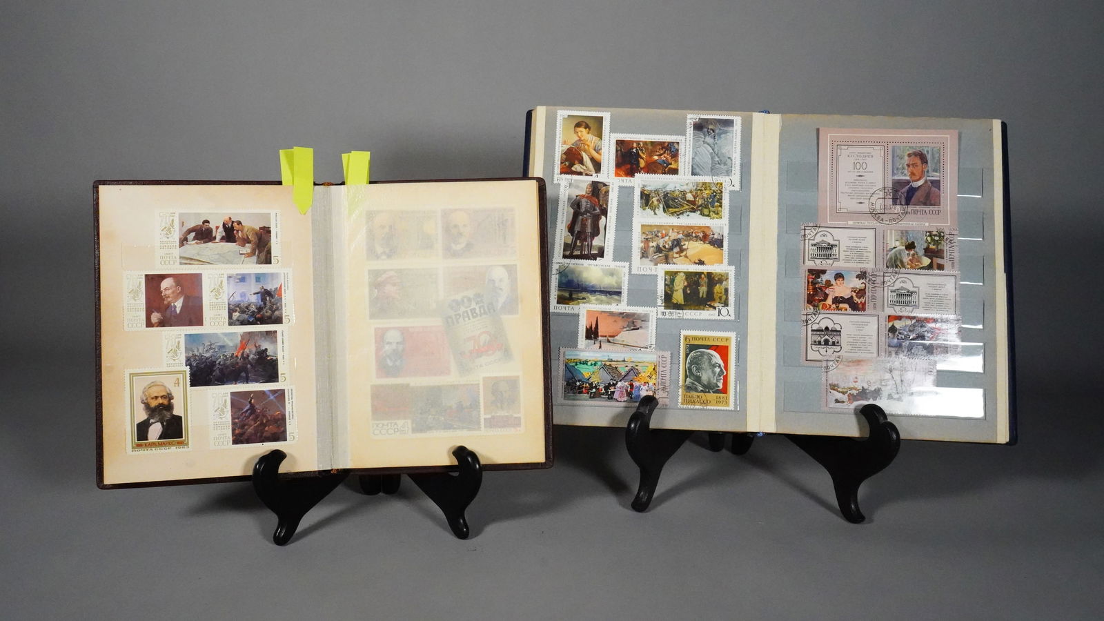 Two Vintage Collectible Album With CCCP Stamps 300+ Pieces, 70's and 80's (1 of 9)