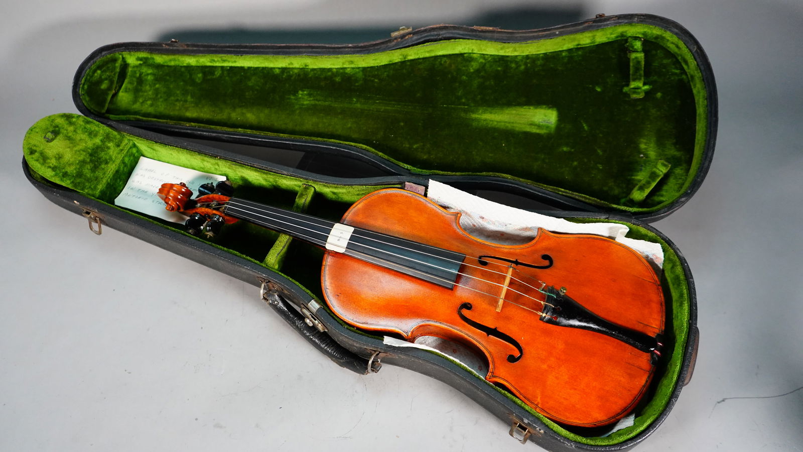 Antique Violin Made By Antonio Stradavarius in 1714, Italy, (Remodeled) (1 of 6)