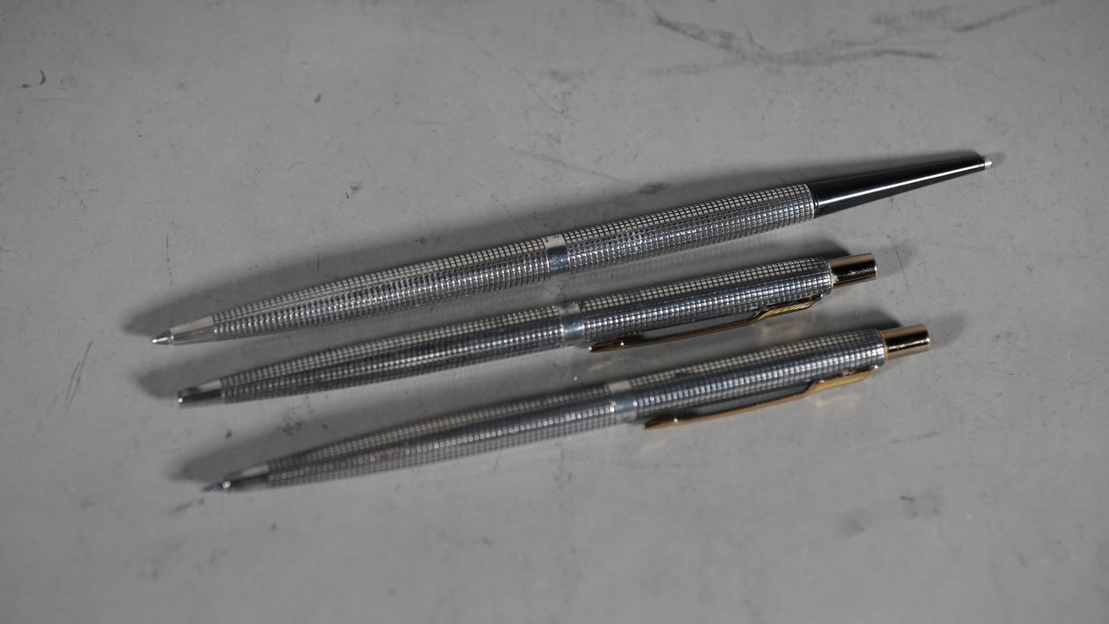 Three Vintage PARKER Sterling Silver Pens, Made in U.S.A. (1 of 9)