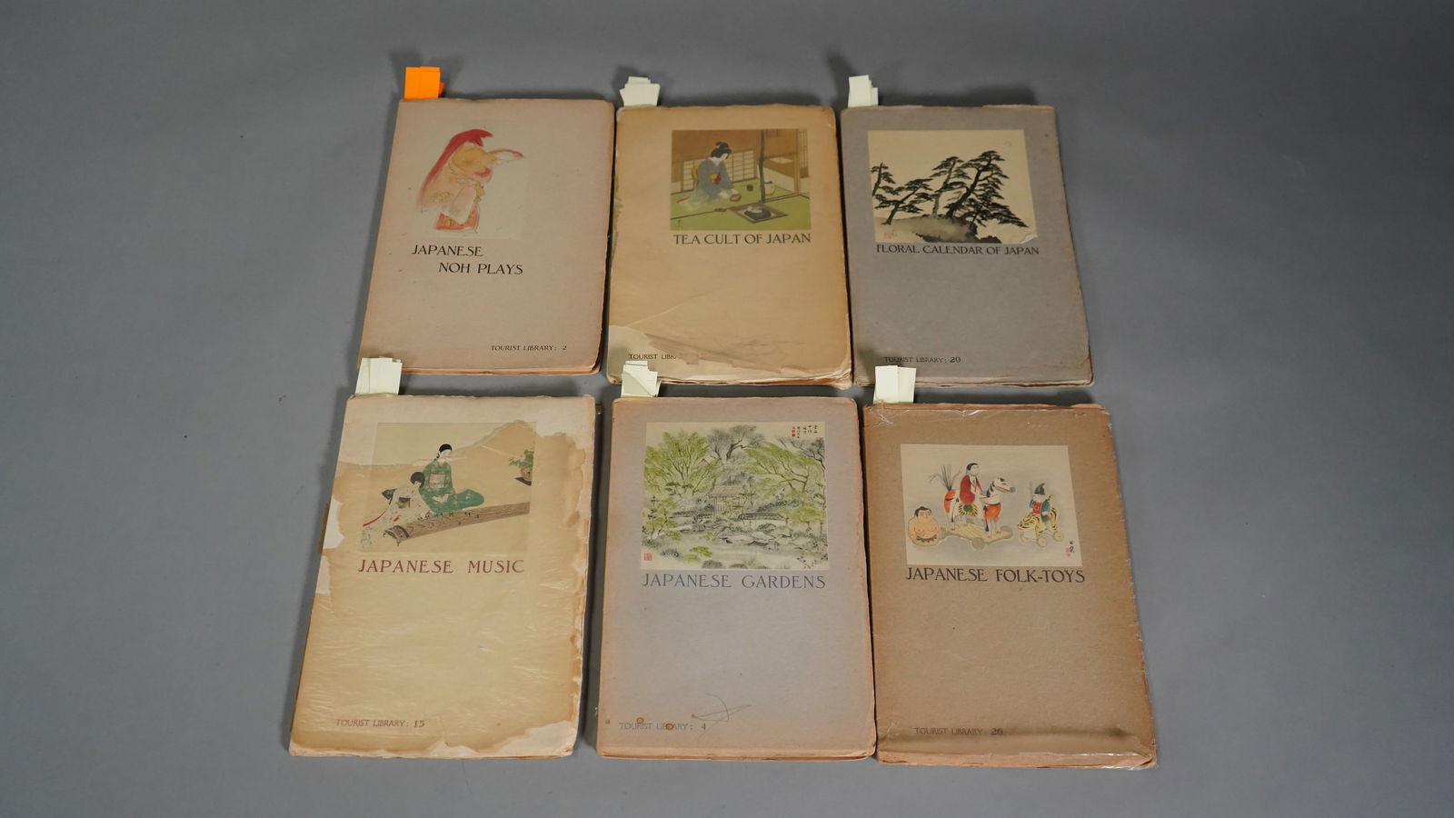 Six Tourist Library Books About The Japan By Board of Tourist Industry, Japanese Gov. Railways (1 of 9)