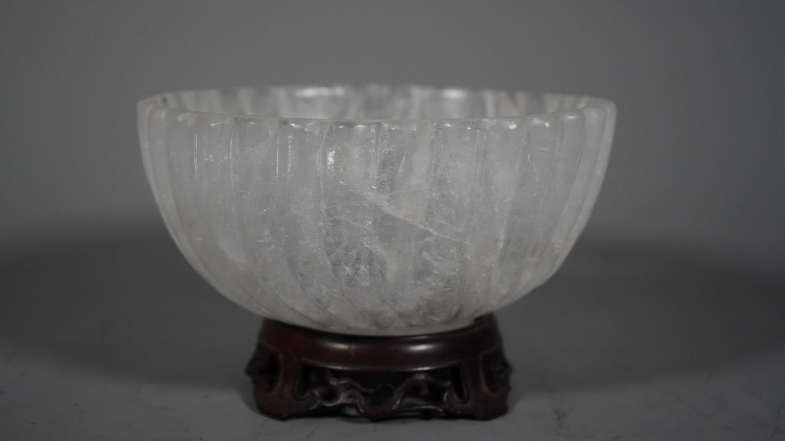 Amazing Handcrafted Natural Rock Crystal Bowl (1 of 6)