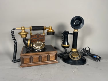 Two Vintage Telephones
