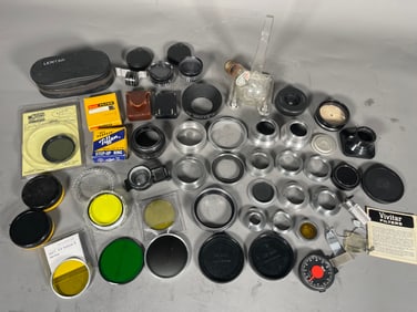 More than 20 Pieces Vintage Camera Accessories