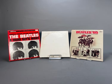 Set of 3 Stereo Vinyl Records "The Beatles"