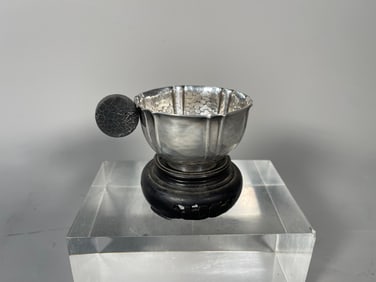 Vintage "GERO" 90 "A" Grade Silver Tea Cup/Milk Pitcher