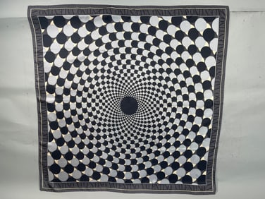 Vintage VALENTINO Square Silk Scarf, Made in Italy