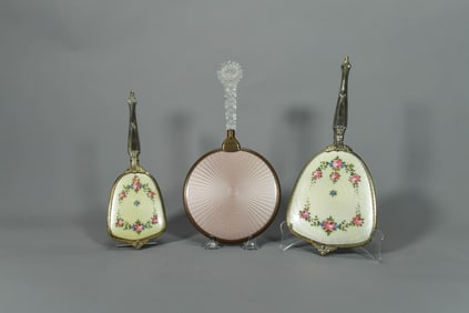 Lot of 3 Vintage Antique Ornate Vanity Mirrors