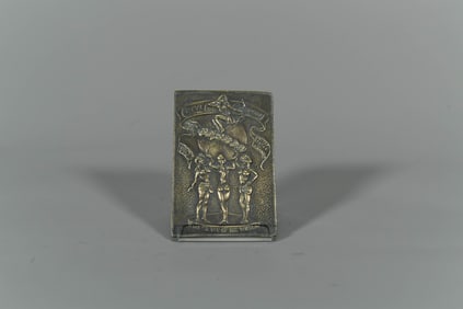 A Vintage Coca-Cola Brass Metal Belt Buckle by Tiffany Studio, New York