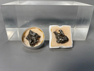 Two Argentina Iron Meteorites, Weighing 12.9 & 18.8 Grams