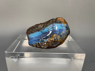 Rare Large Epic Natural Boulder Australian Opal Polished Specimen