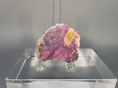 A Fine Natural Pink Smithsonite Raw Specimen
