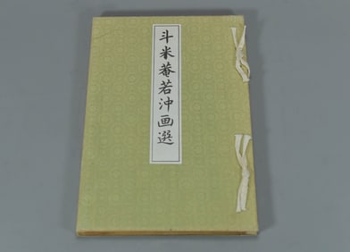 Antique Japanese Kyoto Museum Art Painting Collection Book 斗米奄若冲