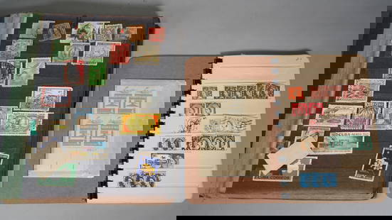 Old CUBA, Old European and US  Stamps Collection: Over 280 pcs CUBA, Old European and US Stamps Collection, (Stand Not Included)