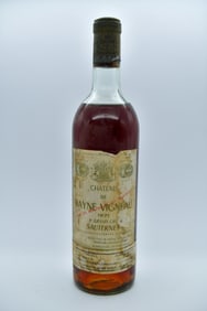 1971 Chateau de Rayne-Vigneau Sauternes Sweet White Wine, Fully Sealed