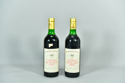 Two Bottled 1981 Israel Alcohol by CABERNET SAUVIGNON SAMSON, Fully Sealed