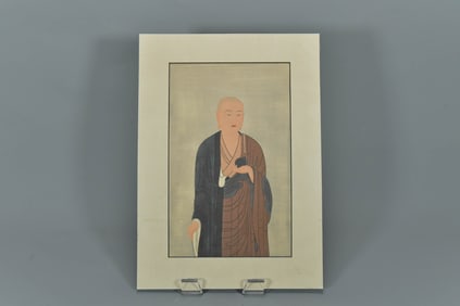 Unframed Watercolor Buddhist Portrait Painting