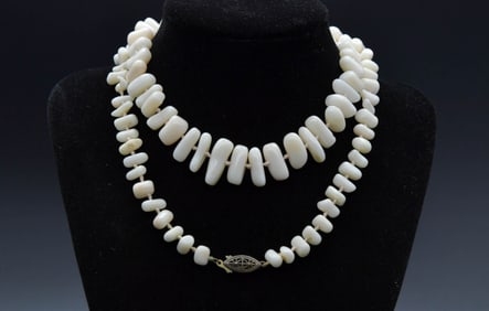 Lot of 3 Vintage Natural Coral Beads Necklaces