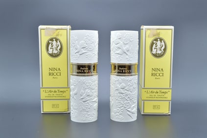 Two Bottle of Nina Ricci's "L' Air du temps" Classic Women's Fragrance Eau de Toilette 60ml