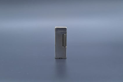 Vintage Dunhill Silver-Toned Petrol Lighter, Made in Switzerland, PAT No. 2102108