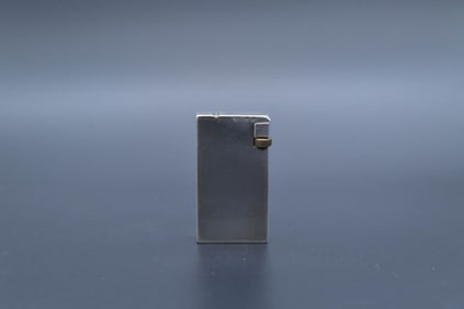 Vintage Dunhill Marked Sterling Silver Petrol Lighter, Made in England, PAT No. 440072