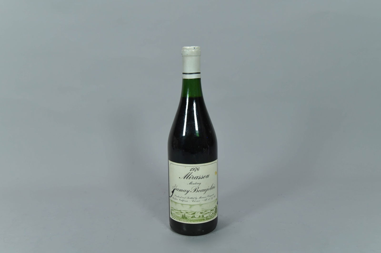 1976 Mirassou Vineyards Gamay Beaujolais, Monterey County, USA, Fully Sealed (1 of 5)